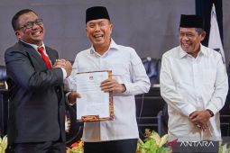 Penetapan Gubernur dan Wakil Gubernur terpilih Sultra