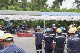 PT Timah Area Bangka Utara gelar apel Bulan K3 Nasional hingga bagikan sembako