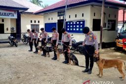 Polda Gorontalo meningkatkan kemampuan Unit Satwa K9