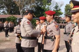 Kapolres Langkat pimpin sertijab PJU Polres
