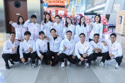 Tim bulutangkis Indonesia bertolak ke China