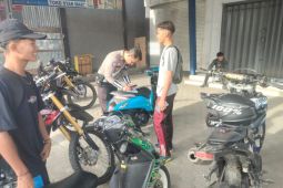 Satlantas Polres Parimo Sulteng amankan puluhan kendaraan berknalpot brong