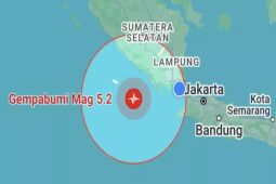 Gempa 5,2 magnitudo getarkan Pesisir Barat Lampung, tidak berpotensi tsunami