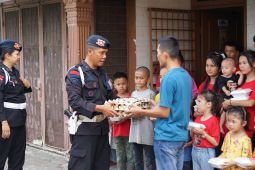Polda Sumut salurkan ratusan makanan bergizi di panti  asuhan Medan