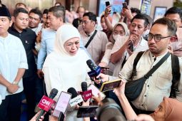 Khofifah ajak pers bagikan pesan edukatif tentang ketahanan pangan