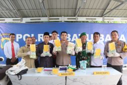 Polres Batu Bara  ungkap penangkapan terduga kurir 10 kg sabu