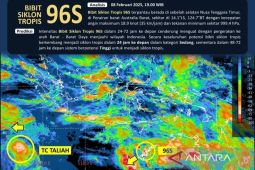 Kecepatan angin di Bali tembus 74 km per jam