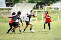 Sydney Hopper incar gol di laga FIFA matchday di Arab Saudi
