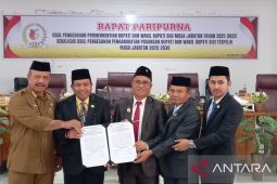 DPRD Sigi umumkan penetapan calon bupati dan wakil bupati terpilih