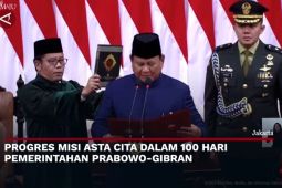 Progres misi Asta Cita dalam 100 hari pemerintahan Prabowo-Gibran