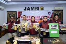 Polda Jambi sita 12 kg sabu diduga dari jaringan internasional