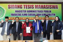 Wakil Bupati Kotawaringin Timur sidang tesis Magister Administrasi Publik di UMPR