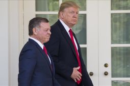Raja Yordania tegas tolak pengusiran warga Gaza saat bertemu Donald Trump