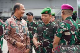 Sekda Langkat hadiri pelepasan Pamtas RI-PNG Yonif 100/PS