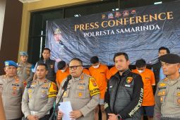 Polresta Samarinda  ringkus lima pelaku judi balap liar
