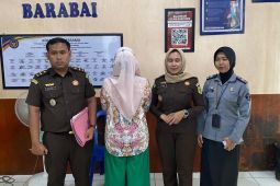 Mantan anggota DPRD HST dieksekusi penjara di Rutan Barabai