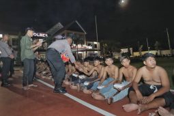 Polres Blitar tangkap sejumlah pendekar yang ganggu ketertiban umum
