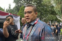 SBY dan  elite Demokrat hadir silaturahmi KIM Plus di Hambalang Bogor