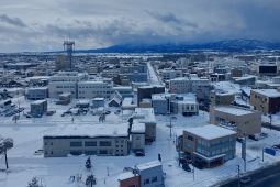 Menikmati musim dingin di Takikawa