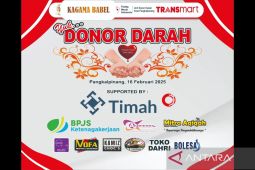 Kagama Babel-PMI gelar donor darah di Pangkalpinang