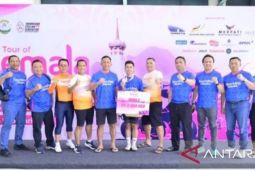 Dua atlet Polda Jambi naik podium Tour of Kemala 2025 di Yogyakarta