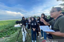 Mahasiswa PWK UNG ikuti Asian Waterbird Census 2025 di Danau Limboto