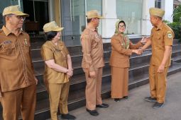 dr Susanti pimpin apel terakhir sebagai Wali Kota Pematangsiantar