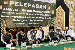 Bogor cetak sejarah lepas 364 orang umrah sekaligus