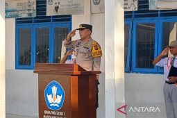 Melalui goes to school, Kasat Binmas sampaikan pesan Kamtibmas