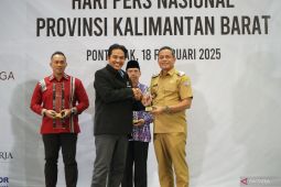 Kota Pontianak raih Terbaik I kelola website anugerah PWI Award 2025