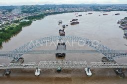 Lalu lintas di Jembatan Mahakam Samarinda sementara akan ditutup