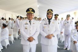 Riza Herdavid-Debby Vita Dewi resmi dilantik sebagai kepala daerah Bangka Selatan