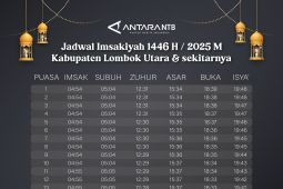 Jadwal Imsak dan buka puasa Ramadhan 2024 di Lombok Utara