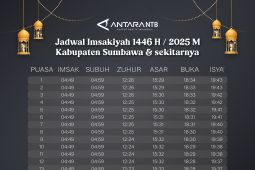 Jadwal imsak dan buka puasa Ramadhan 2025 di Sumbawa