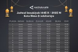 Jadwal Imsak dan buka puasa Ramadhan 2025 di Kota Bima