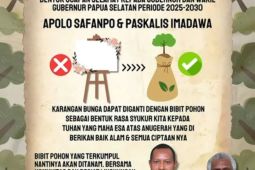 Cara keren Gubernur Papua Selatan minta ucapan dari warganya