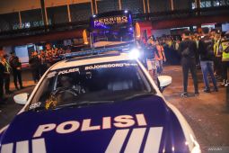 Pengamanan pertandingan Persibo melawan Gresik United