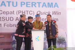 Menkes lakukan peletakan batu pertama pembangunan gedung baru RSUD Tana Tidung