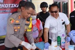 Polres Katingan amankan 12 tersangka tindak pidana narkoba selama Januari