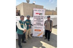 Wahdah  dan KITA Palestina salurkan 22 ton gandum untuk Gaza