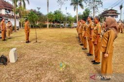 Wabup Belitung pimpin apel perdana perkuat komitmen ASN