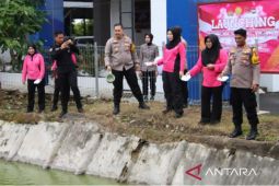 Polres Sumenep bantu ketahanan pangan dengan pekarangan pangan lestari