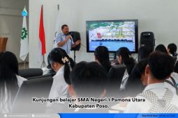 Membangun Studi lapangan SMA Negeri 1 Pamona Utara di area PLTA Poso Energy