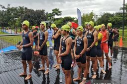 Kalsel gondol 12 medali pada Kejurnas Triathlon Seri 1