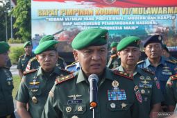 Kodam VI/Mulawarman selaraskan rencana kerja pusat melalui rapim