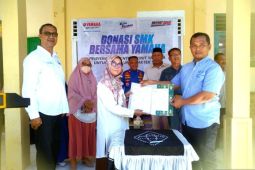Yamaha Gorontalo wujudkan impian SMK Almamater miliki sarana praktek