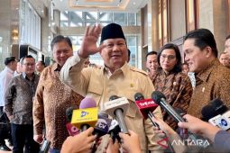 Ditanya soal kasus Pertamina, Prabowo sebut bakal bersih-bersih