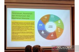m mewujudkan perdamaian dan keamanan, sebagaimana agenda women, peace,and security (WPS).