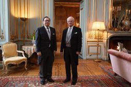 Dubes RI untuk Swedia pamit kepada Raja Carl XVI Gustaf