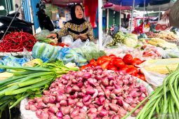 Harga cabai rawit Rp82.450/kg dan bawang merah Rp36.850/kg